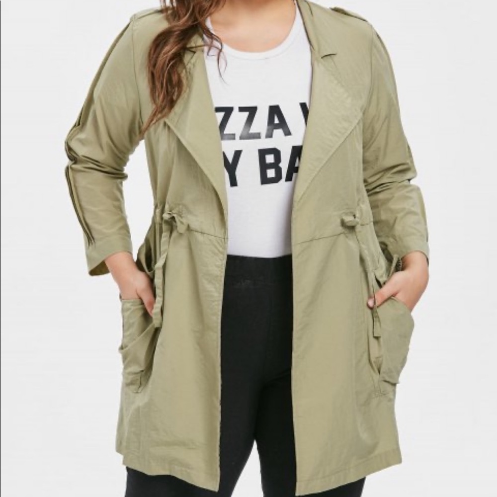 Zaful Tunic Drawstring Waistcoat NWOT